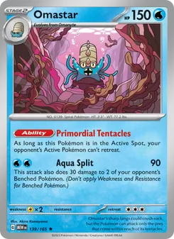 Omastar [Primordial Tentacles | Aqua Split]