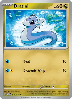 Dratini [Beat | Draconic Whip] 카드 이미지