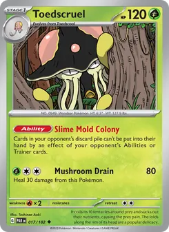 Toedscruel [Slime Mold Colony | Mushroom Drain] 카드 이미지