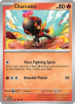 Charcadet [Fiery Fighting Spirit | Knuckle Punch] 카드 이미지