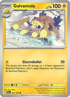 Galvantula [Electrobullet] 카드 이미지
