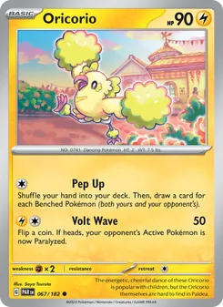 Oricorio [Pep Up | Volt Wave]