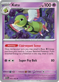 Xatu [Clairvoyant Sense | Super Psy Bolt]