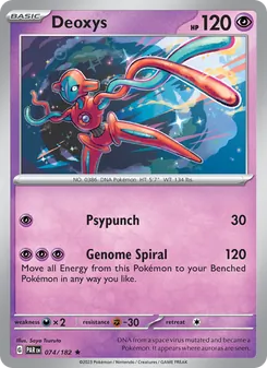 Deoxys [Psypunch | Genome Spiral] 카드 이미지