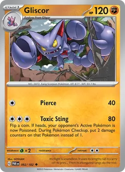 Gliscor [Pierce | Toxic Sting] 카드 이미지