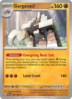 Garganacl [Energizing Rock Salt | Land Crush] 카드 이미지