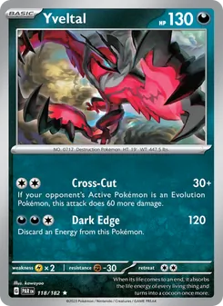 Yveltal [Cross-Cut | Dark Edge] 카드 이미지