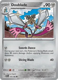 Doublade [Swords Dance | Slicing Blade] 카드 이미지