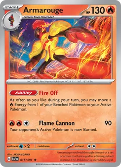Armarouge [Fire Off | Flame Cannon] 카드 이미지
