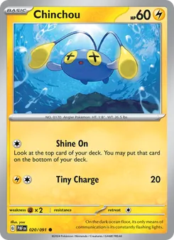 Chinchou [Shine On | Tiny Charge] 카드 이미지