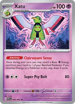 Xatu [Clairvoyant Sense | Super Psy Bolt]