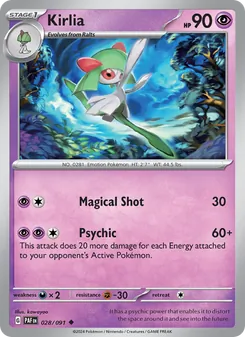 Kirlia [Magical Shot | Psychic] 카드 이미지
