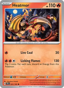 Heatmor [Live Coal | Licking Flames] 카드 이미지
