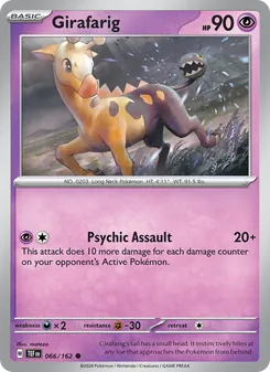 Girafarig [Psychic Assault] 카드 이미지