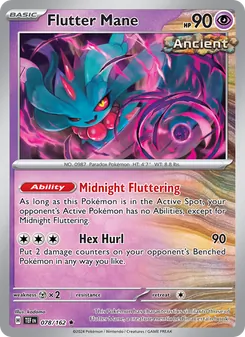 Flutter Mane [Midnight Fluttering | Hex Hurl] 카드 이미지