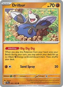 Drilbur [Dig Dig Dig | Sand Spray] 카드 이미지