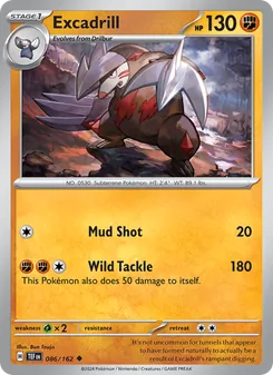 Excadrill [Mud Shot | Wild Tackle] 카드 이미지