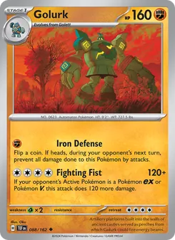Golurk [Iron Defense | Fighting Fist] 카드 이미지