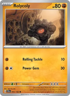 Rolycoly [Rolling Tackle | Power Gem] 카드 이미지