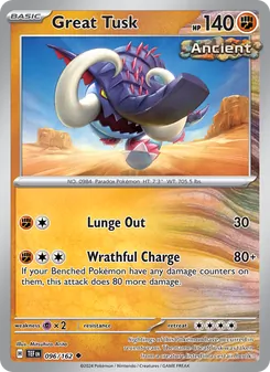 Great Tusk [Lunge Out | Wrathful Charge] 카드 이미지