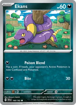 Ekans [Poison Blend | Bite] 카드 이미지