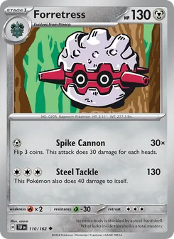 Forretress [Spike Cannon | Steel Tackle] 카드 이미지