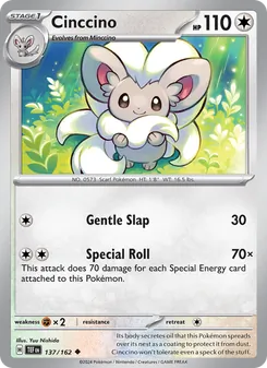 Cinccino [Gentle Slap | Special Roll] 카드 이미지