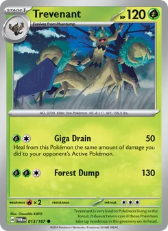 Trevenant [Giga Drain | Forest Dump] 카드 이미지