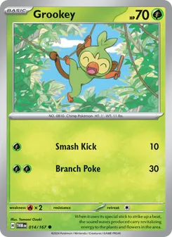 Grookey [Smash Kick | Branch Poke] 카드 이미지