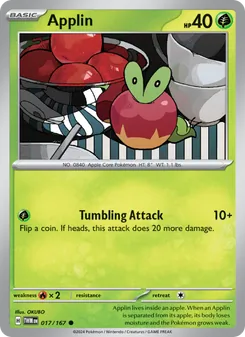 Applin [Tumbling Attack] 카드 이미지