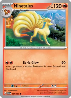Ninetales [Eerie Glow] 카드 이미지
