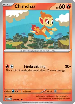 Chimchar [Firebreathing] 카드 이미지