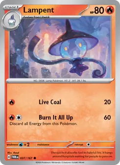 Lampent [Live Coal | Burn It All Up] 카드 이미지
