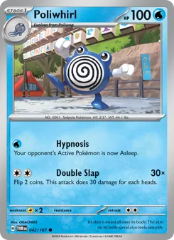 Poliwhirl [Hypnosis | Double Slap] 카드 이미지