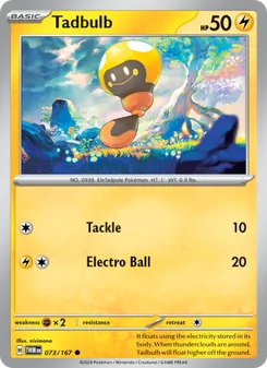 Tadbulb [Tackle | Electro Ball] 카드 이미지