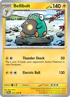 Bellibolt [Thunder Shock | Electric Ball] 카드 이미지