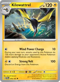 Kilowattrel [Wind Power Charge | Strong Volt] 카드 이미지
