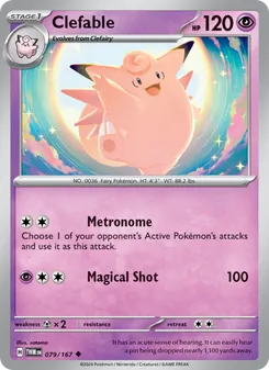 Clefable [Metronome | Magical Shot] 카드 이미지