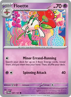 Floette [Minor Errand-Running | Spinning Attack] 카드 이미지