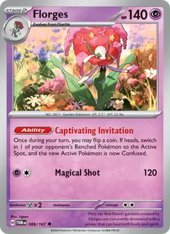Florges [Captivating Invitation | Magical Shot] 카드 이미지
