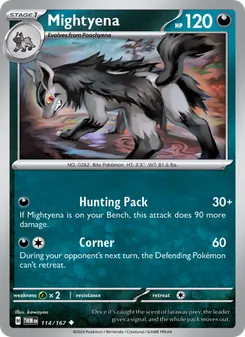 Mightyena [Hunting Pack | Corner] 카드 이미지