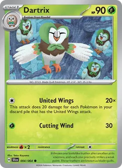 Dartrix [United Wings | Cutting Wind] 카드 이미지