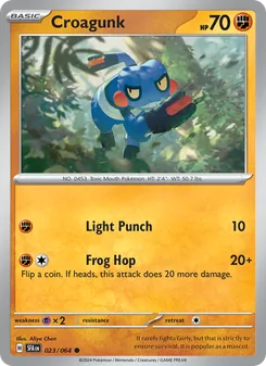 Croagunk [Light Punch | Frog Hop] 카드 이미지
