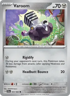 Varoom [Rigidify | Headbutt Bounce] 카드 이미지