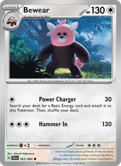 Bewear [Power Charger | Hammer In] 카드 이미지