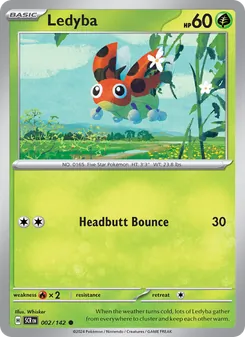 Ledyba [Headbutt Bounce] 카드 이미지
