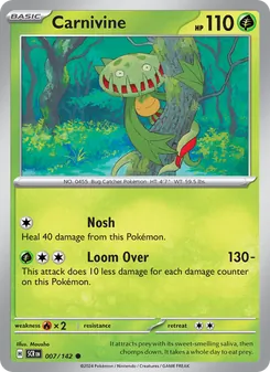 Carnivine [Nosh | Loom Over] 카드 이미지