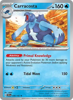 Carracosta [Primal Knowledge | Tidal Wave] 카드 이미지