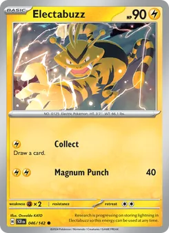 Electabuzz [Collect | Magnum Punch] 카드 이미지