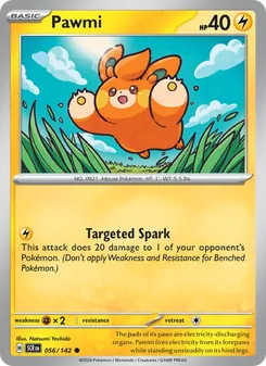 Pawmi [Targeted Spark] 카드 이미지